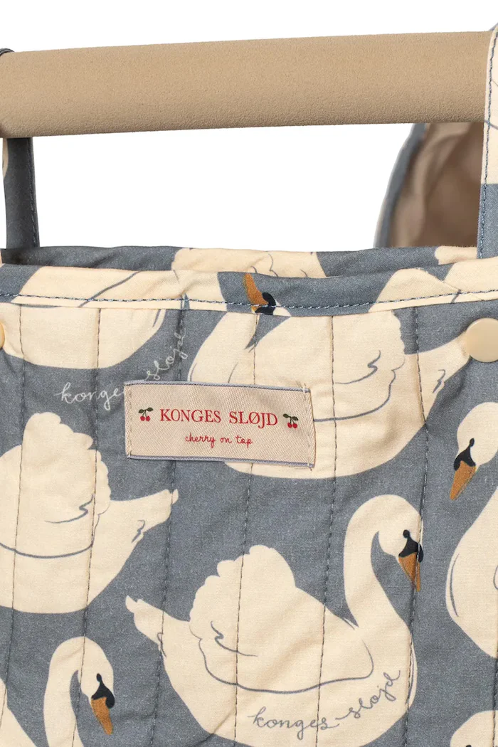 Konges Sløjd Количка за кукли за деца от памук MINNIE DOLL PRAM бяла KS106167
