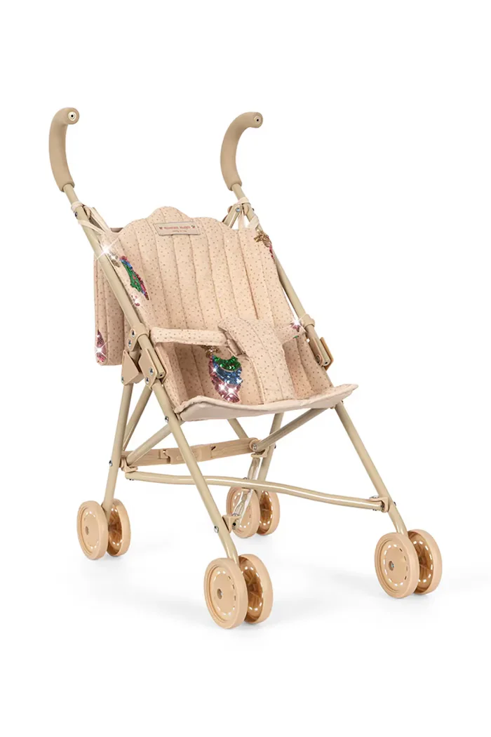 Konges Sløjd Количка за кукли за деца TULLE DOLL STROLLER розова KS106299