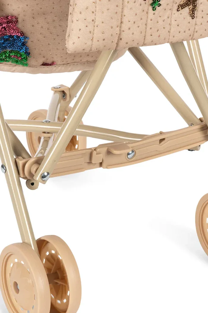 Konges Sløjd Количка за кукли за деца TULLE DOLL STROLLER розова KS106299
