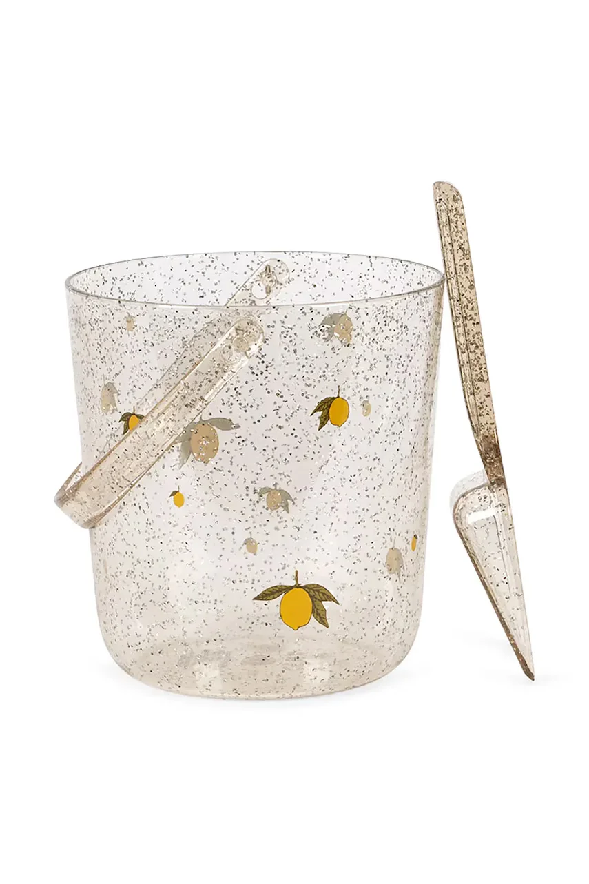 Konges Sløjd Комплект играчки за пясък GLITTER BUCKET AND SHOVEL PRINT