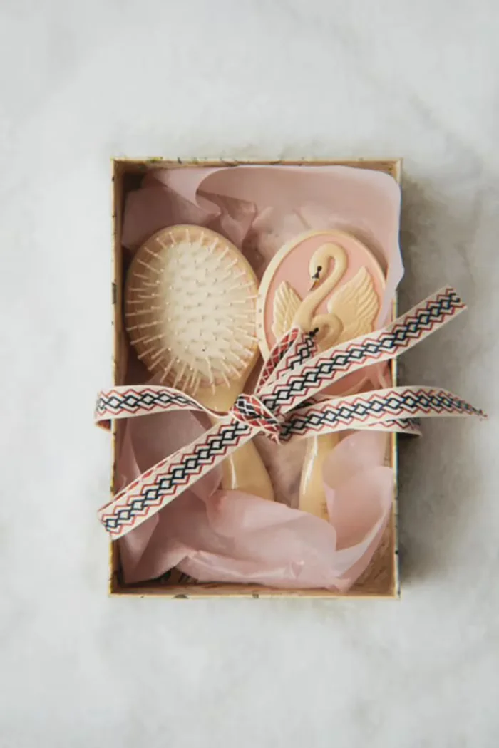 Konges Sløjd Комплект за грижа за деца SWAN BEAUTY SET розов KS106613
