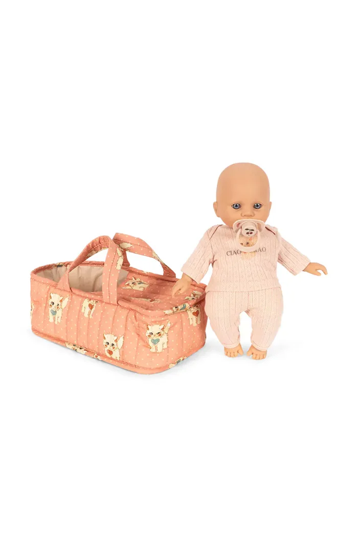 Konges Sløjd Комплект за игра за деца CATTIE BABY DOLL WITH LIFT розов KS105939