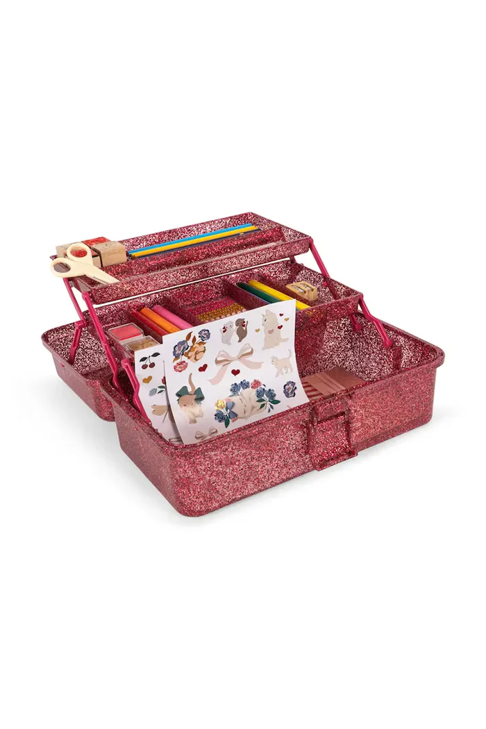 Konges Sløjd Комплект за игра за деца CREATIVE ART CADDY розов KS105960