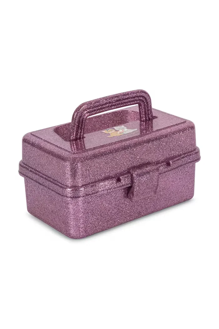 Konges Sløjd Комплект за игра за деца GLAM ME UP SUITCASE виолетов KS105404