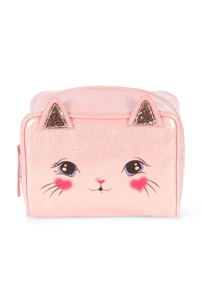 Konges Sløjd козметична чанта за деца CAT POUCH розова KS105935