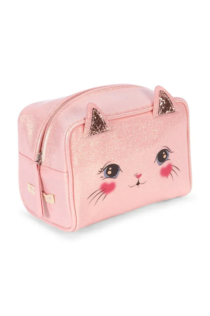 Konges Sløjd козметична чанта за деца CAT POUCH розова KS105935