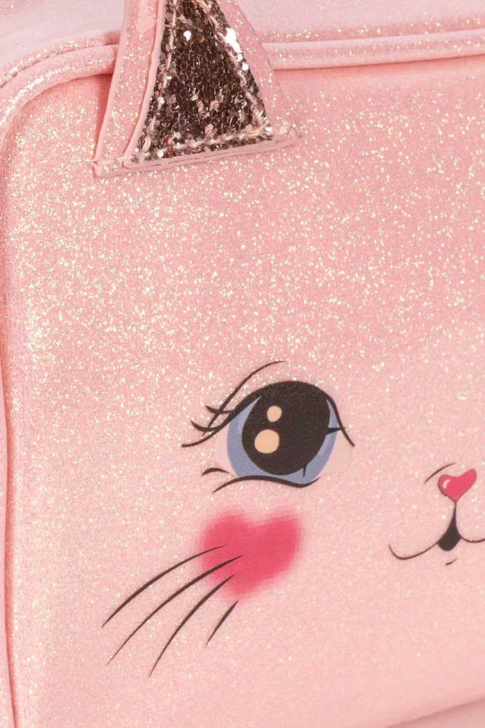 Konges Sløjd козметична чанта за деца CAT POUCH розова KS105935