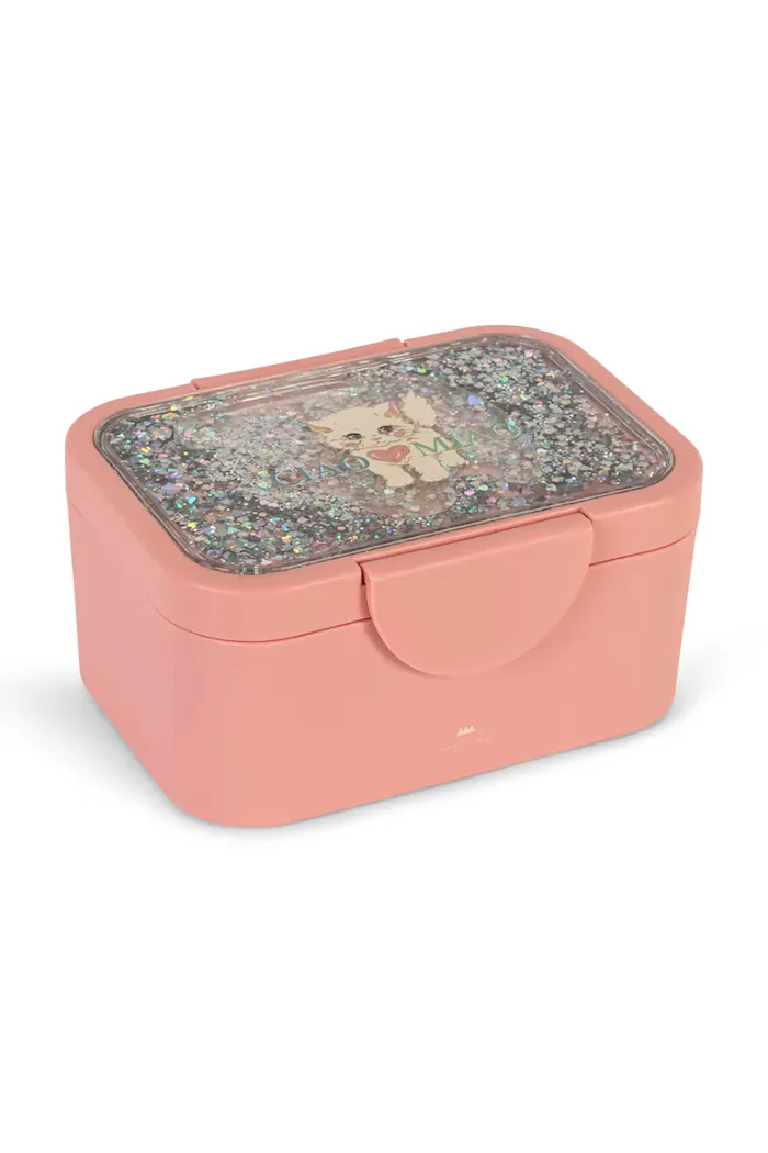 Konges Sløjd Кутия за обяд за деца GLITTER LUNCH BOX розова KS106038