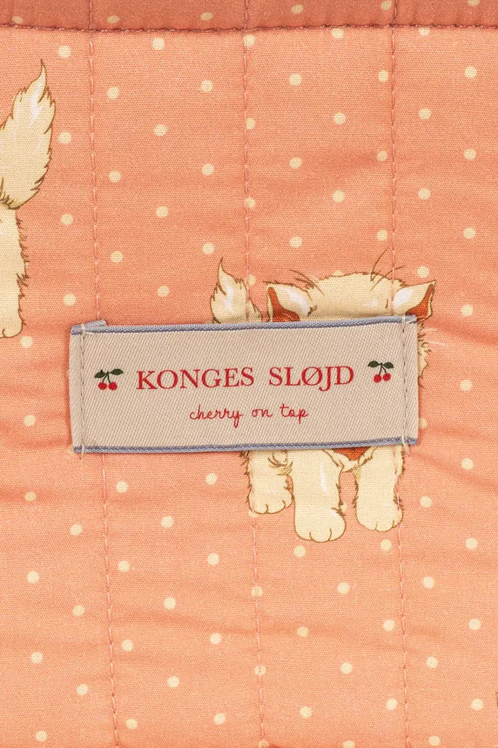 Konges Sløjd Легло за кукли за деца от памук DOLL TRAVEL BED оранжево KS105972