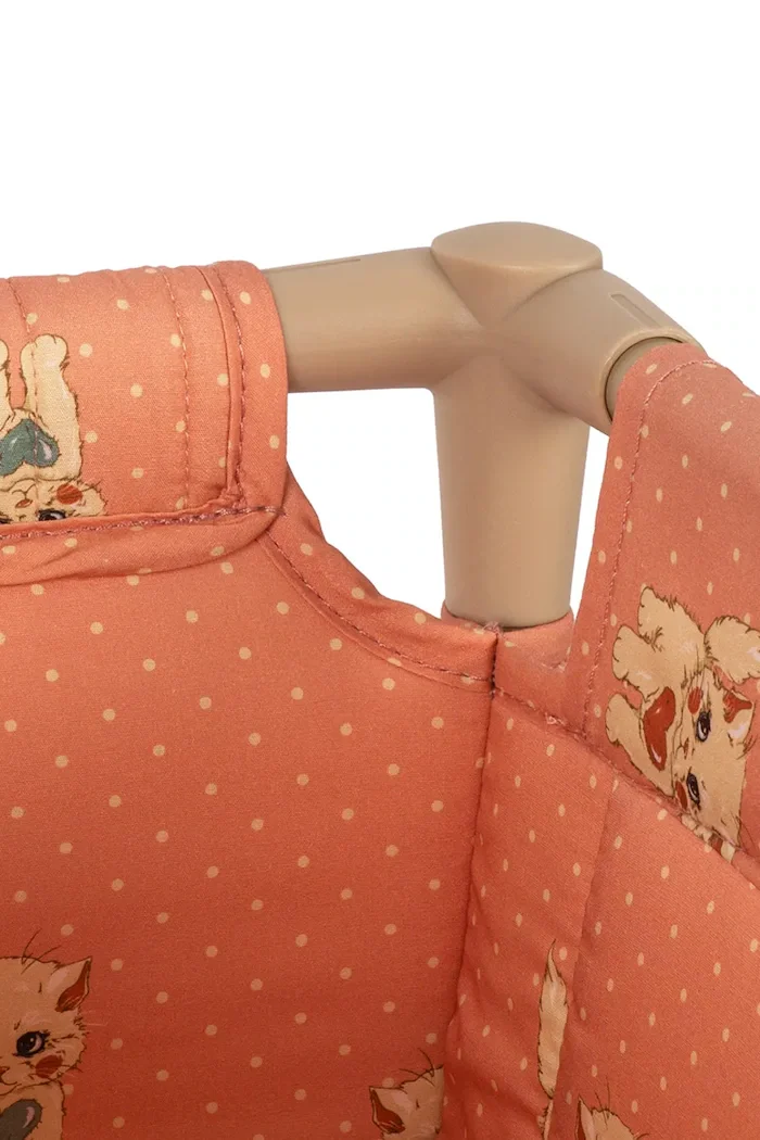 Konges Sløjd Легло за кукли за деца от памук DOLL TRAVEL BED оранжево KS105972