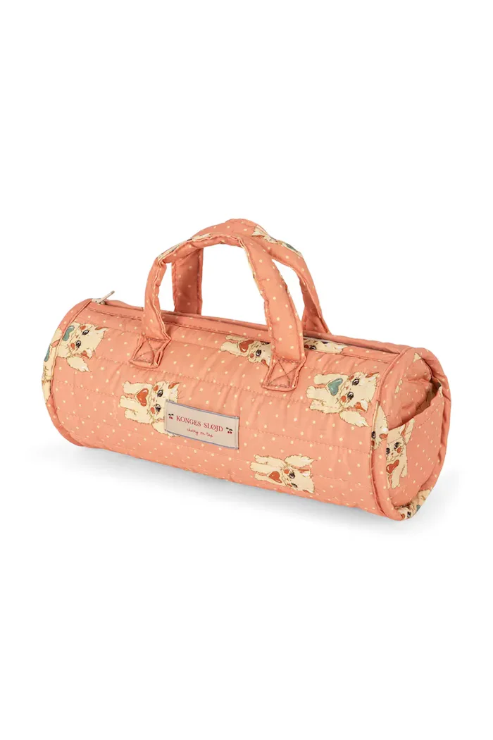 Konges Sløjd Легло за кукли за деца от памук DOLL TRAVEL BED оранжево KS105972