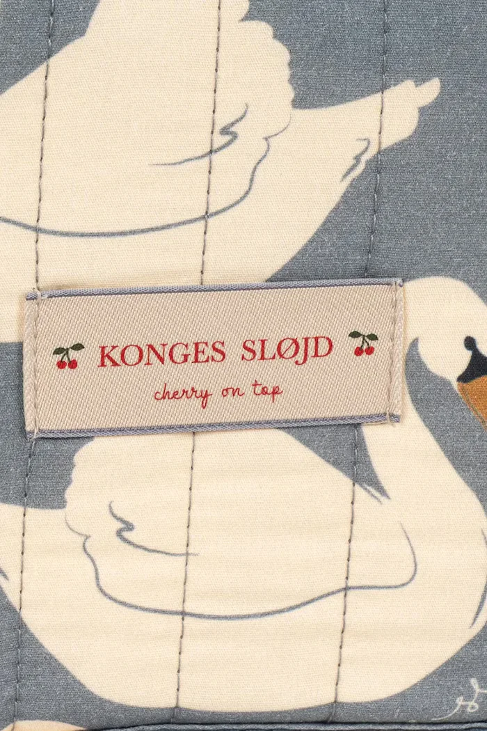 Konges Sløjd Легло за кукли за деца от памук DOLL TRAVEL BED синьо KS105972