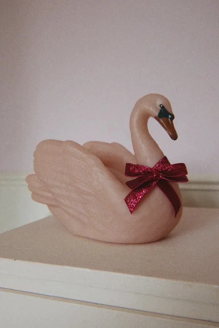 Konges Sløjd нощна лампа за деца SWAN LAMP розова KS106274