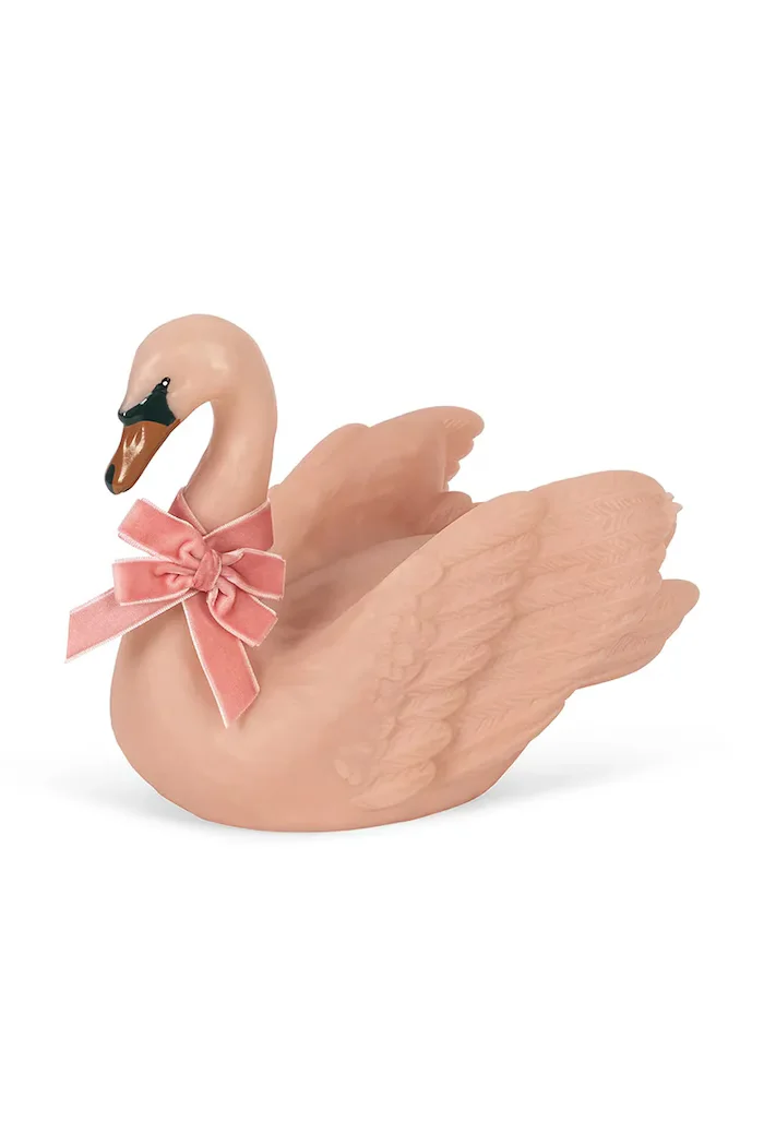 Konges Sløjd нощна лампа за деца SWAN LAMP розова KS106274