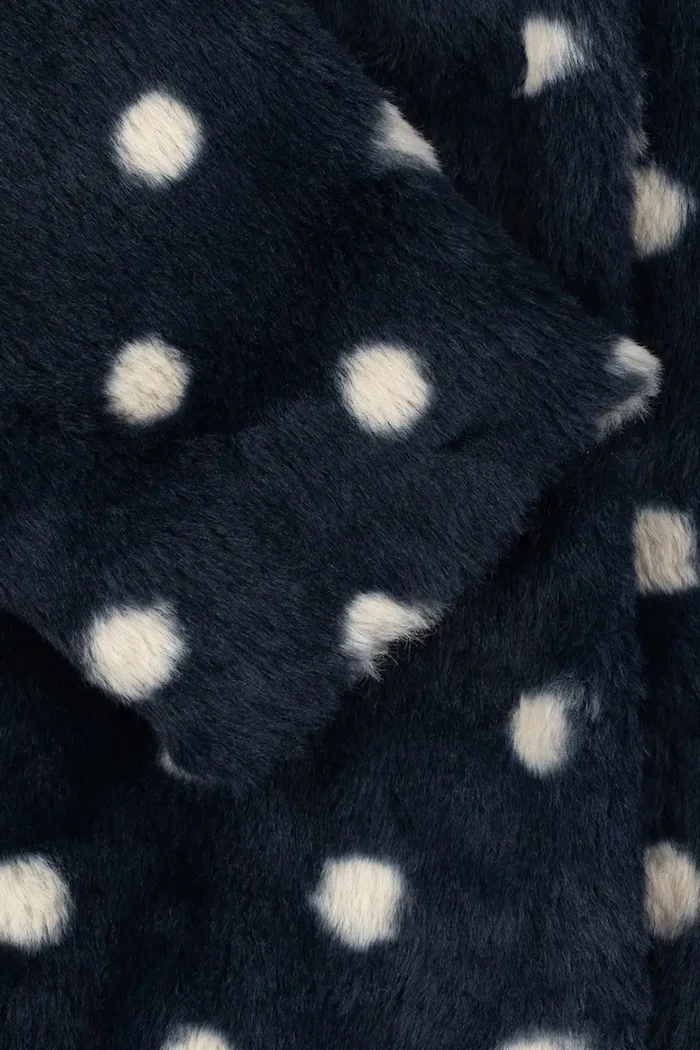 Konges Sløjd палто от еко пух за деца FUZZIE COAT GRS тъмносиньо KS106477