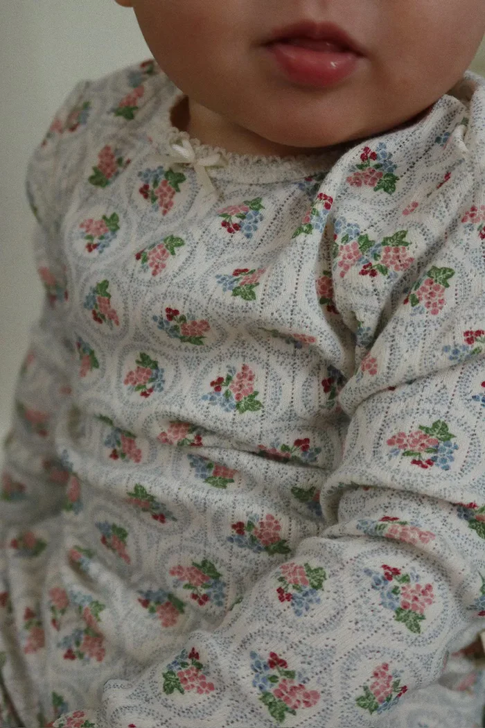 Konges Sløjd Памучна блуза с дълги ръкави MINNIE BLOUSE GOTS в бежово KS104372