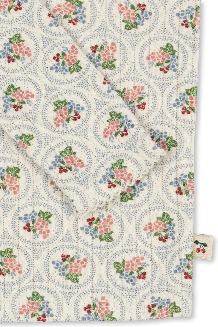 Konges Sløjd Памучна блуза с дълги ръкави MINNIE BLOUSE GOTS в бежово KS104372