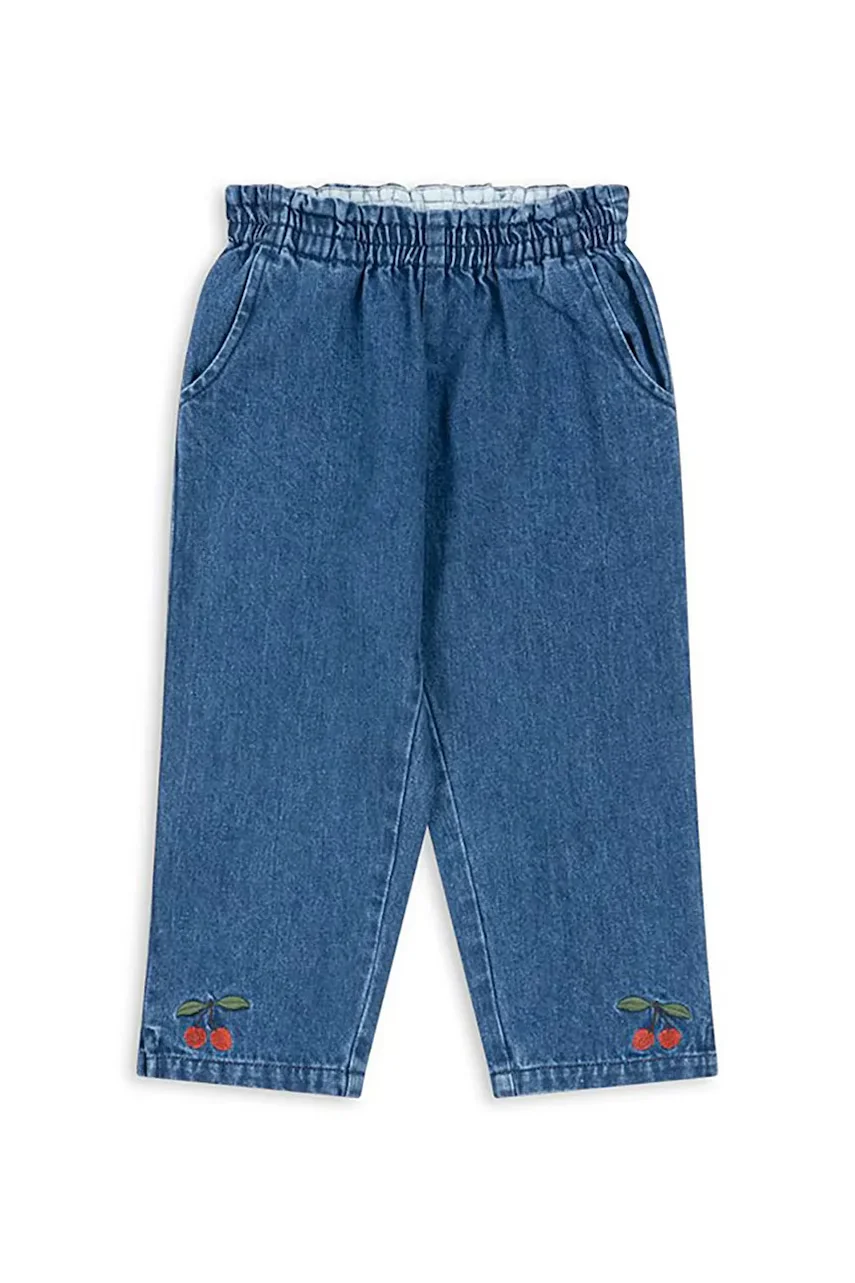 Konges Sløjd Памучни дънки MAGOT FRILL PANTS GOTS