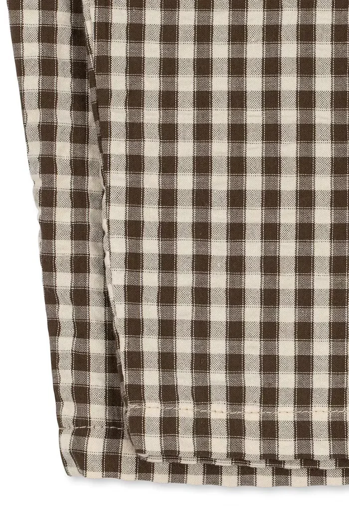 Konges Sløjd панталон за деца от памук KIM PANTS GOTS кафяв със стандартна талия KS106067