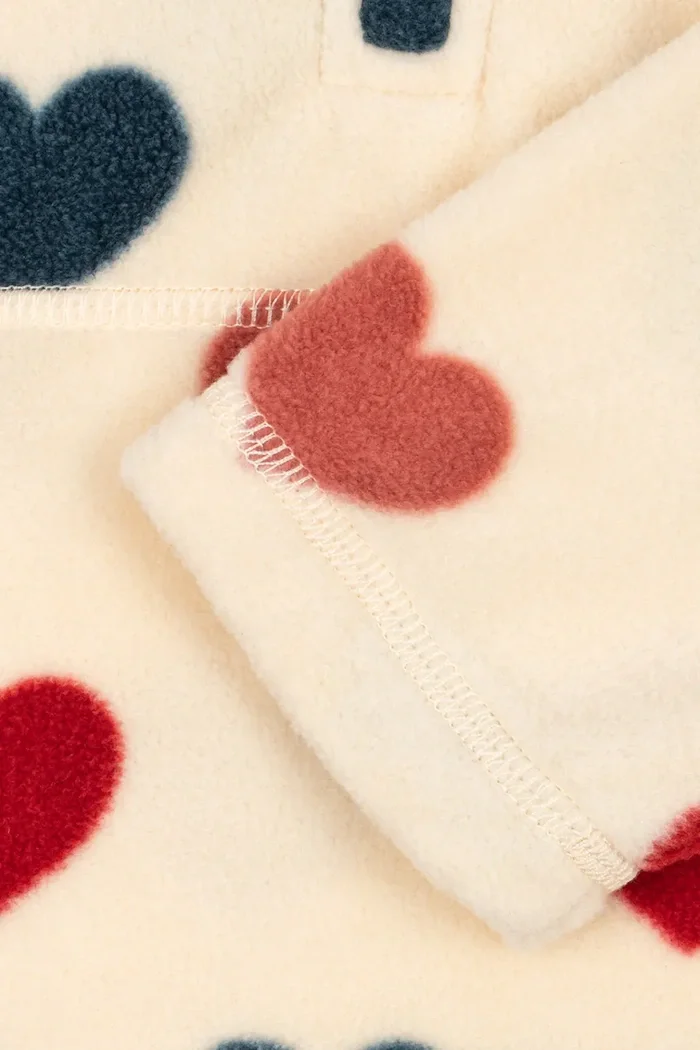 Konges Sløjd поларен суичър за деца от полар TAVI FLEECE SWEATSHIRT GRS бежов KS106281