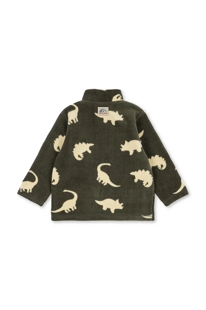 Konges Sløjd поларен суичър за деца TAVI FLEECE SWEATSHIRT GRS зелен KS105774