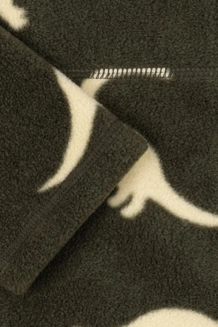 Konges Sløjd поларен суичър за деца TAVI FLEECE SWEATSHIRT GRS зелен KS105774
