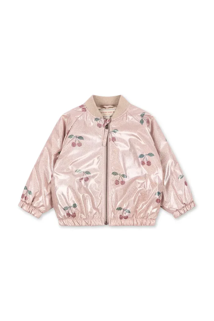 Konges Sløjd преходно яке за деца JUNO SPARKLE BOMBER JACKET розово KS107627