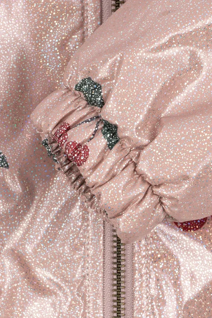 Konges Sløjd преходно яке за деца JUNO SPARKLE BOMBER JACKET розово KS107627