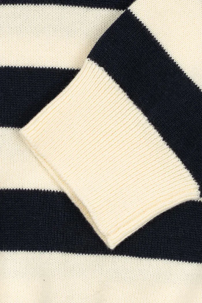 Konges Sløjd пуловер за деца MANIS KNIT POLO тъмносин KS106144