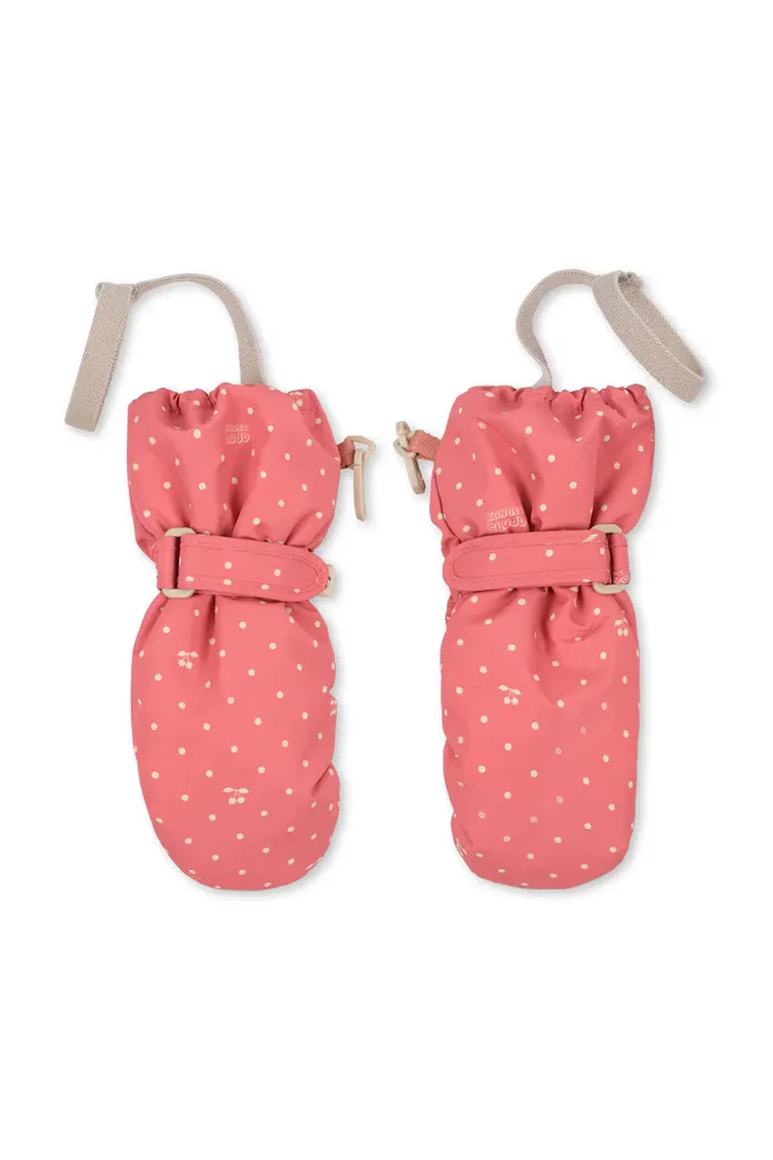 Konges Sløjd ръкавици за деца NOHR SNOW MITTENS PRINT розови KS105747