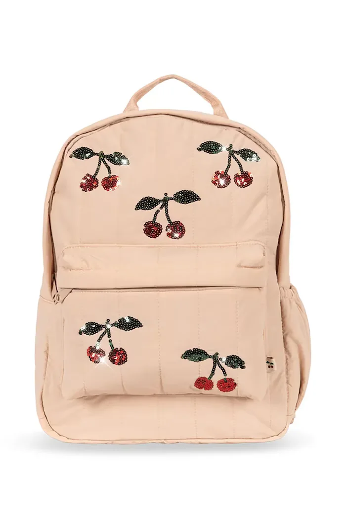 Konges Sløjd раница за деца JUNO SEQUIN BACKPACK бежова KS105732