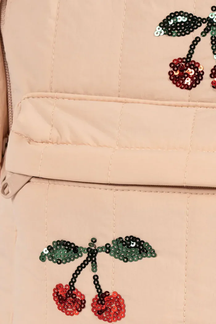 Konges Sløjd раница за деца JUNO SEQUIN BACKPACK бежова KS105732