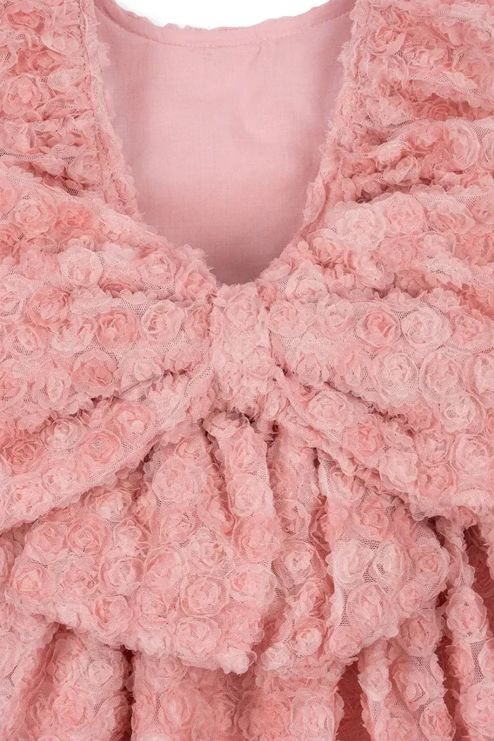 Konges Sløjd рокля ALLY FLOWER DRESS розова на цветя KS105624