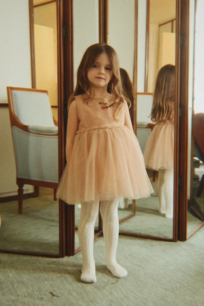 Konges Sløjd рокля MERLE DRESS розова KS106158