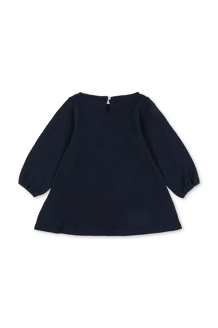 Konges Sløjd рокля с памук ROMY DRESS тъмносиня KS104418