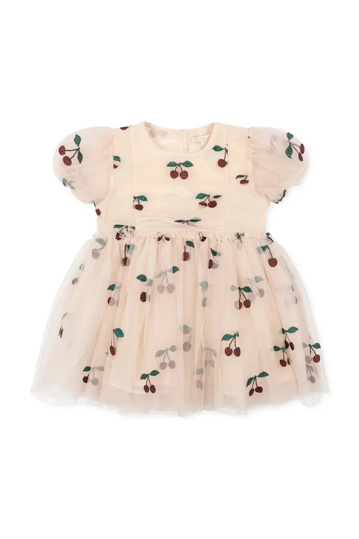 Konges Sløjd рокля TULLIE DRESS GRS бежова KS106301