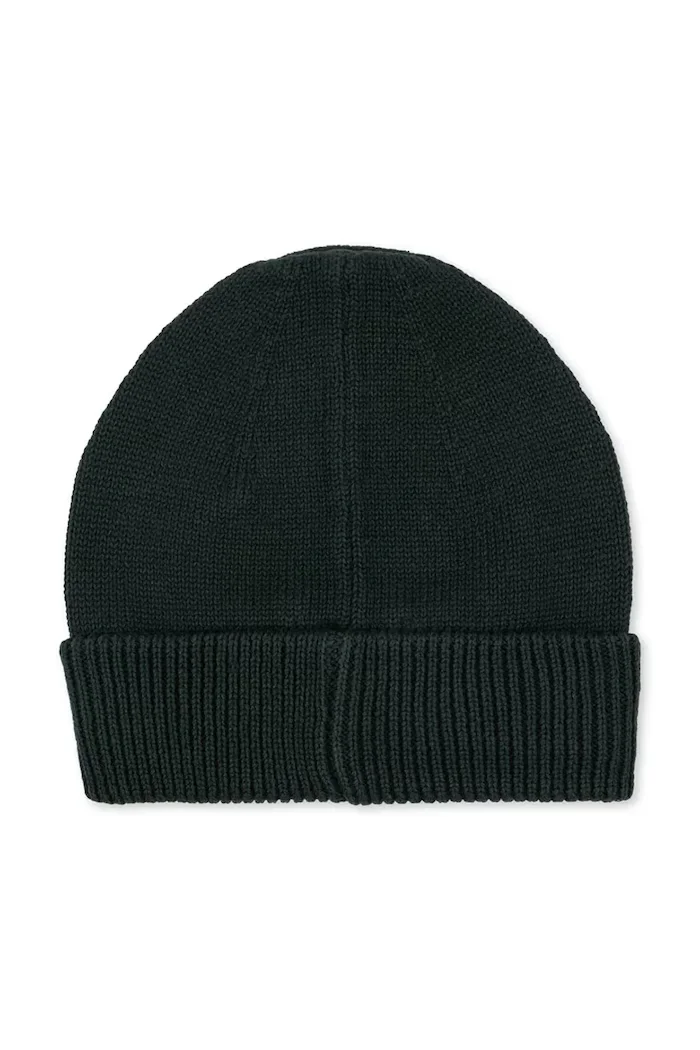 Konges Sløjd шапка беан за деца от памук AVELY BEANIE зелена KS105688
