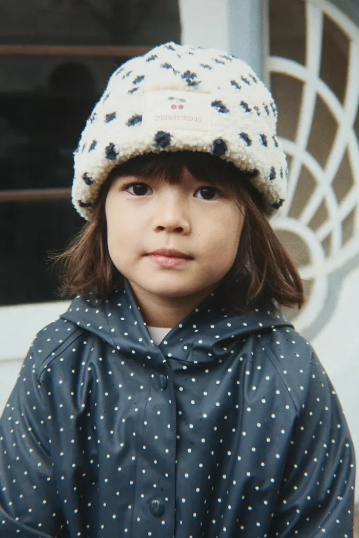 Konges Sløjd шапка за деца JODY TEDDY HAT GRS бежова KS105719