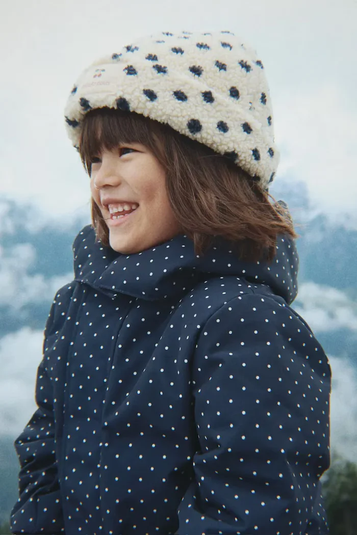 Konges Sløjd шапка за деца JODY TEDDY HAT GRS бежова KS105719