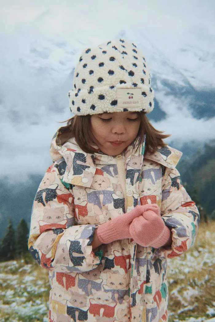Konges Sløjd шапка за деца JODY TEDDY HAT GRS бежова KS105719