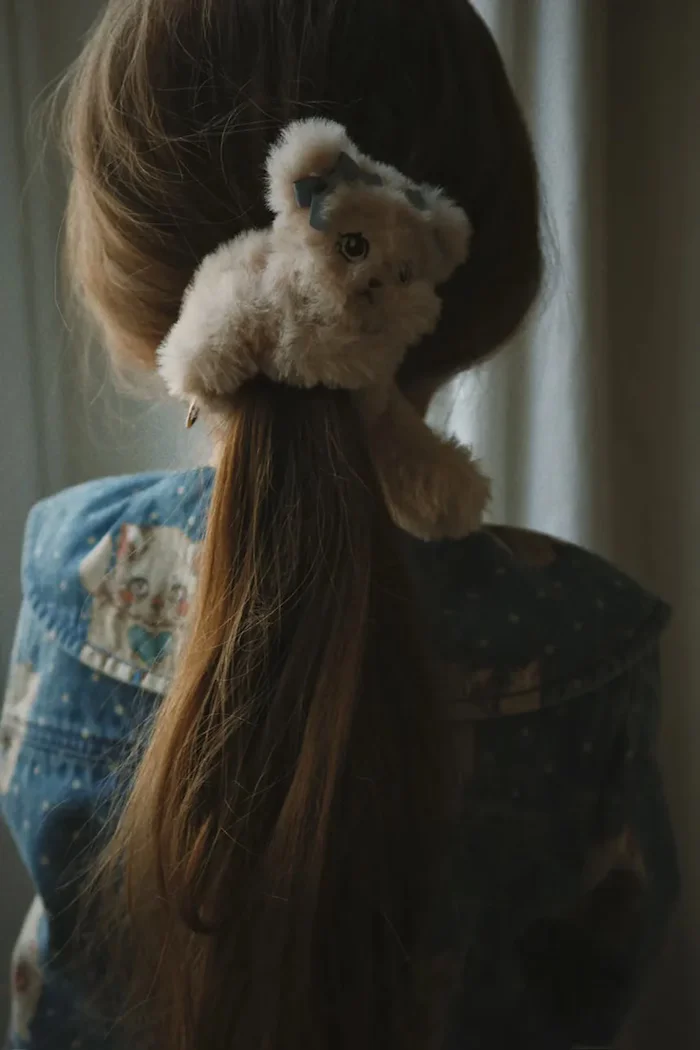 Konges Sløjd скрънчи за деца KITTY FURRY HAIR ELASTIC KS106080