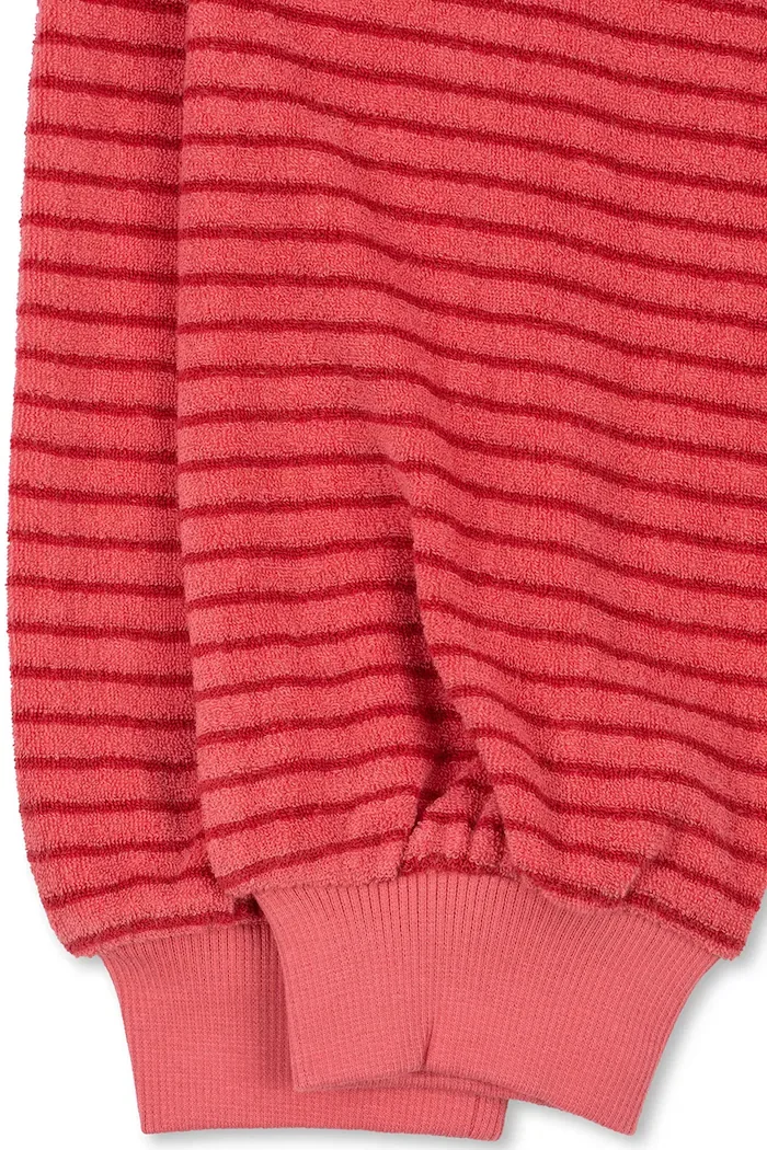 Konges Sløjd спортен панталон за деца от памук ITTY SWEAT PANTS GOTS розов със стандартна талия KS106044