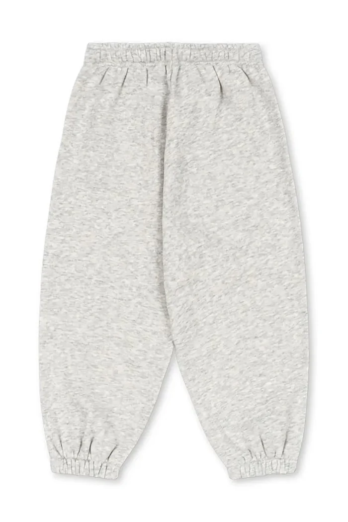 Konges Sløjd спортен панталон за деца с памук LOU SWEAT PANTS GOTS сив със стандартна талия KS106106