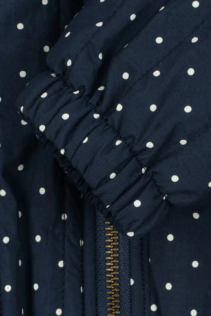 Konges Sløjd яке бомбър за деца JUNO PRINTED DOT BOMBER JACKET тъмносиньо KS106052