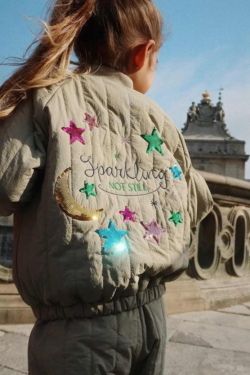 Konges Sløjd Яке JUNO SEQUIN BOMBER JACKET