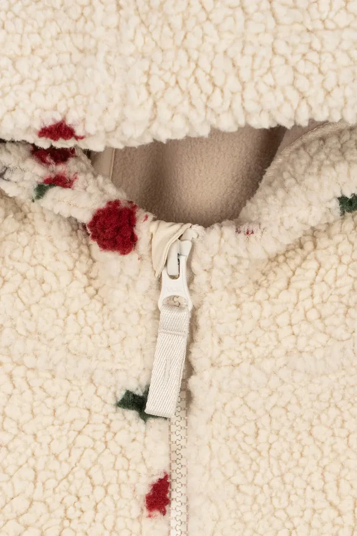 Konges Sløjd яке за деца JODY TEDDY HOODIE GRS бежово KS106048