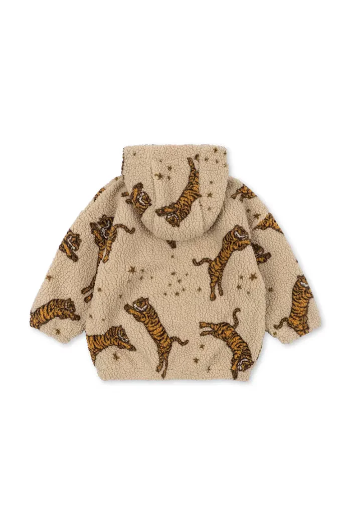 Konges Sløjd яке за деца JODY TEDDY HOODIE GRS кафяво KS106048