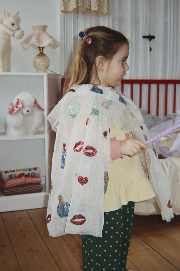 Konges Sløjd за деца GLITTER FAIRY COSTUME бежов KS106037