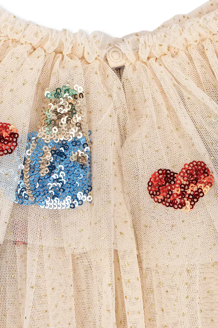 Konges Sløjd за деца GLITTER FAIRY COSTUME бежов KS106037