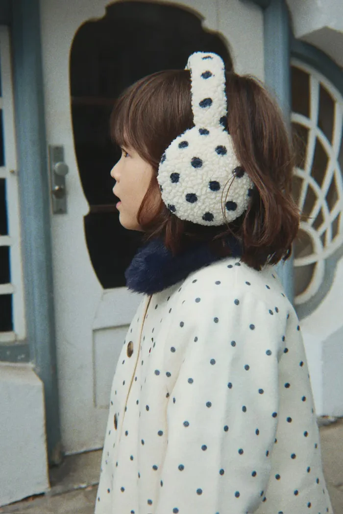 Konges Sløjd за деца JODY TEDDY EARMUFFS GRS бежови KS105718